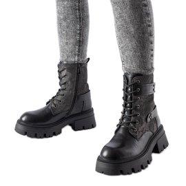 Černé zateplené boty s chráničem Norwalk černý