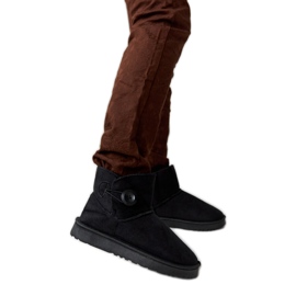 Černé krátké zateplené sněhule Snyder černý