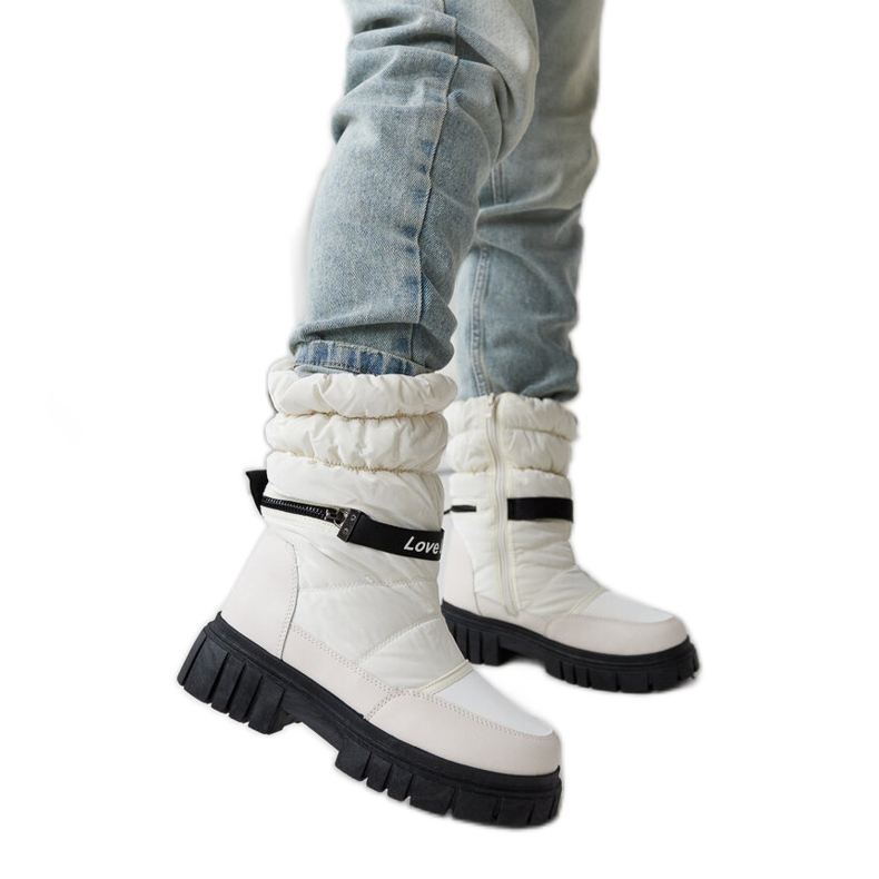 Béžové zateplené dámské sněhule Pulliam béžový