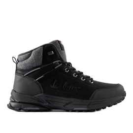 Lee Cooper Černé zateplené pánské kozačky LCJ-23-01-2036M černý