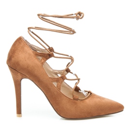 Cink Me Špendlíky s vázáním hnědý