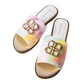 Goodin Lea rainbow spona slides vícebarevný