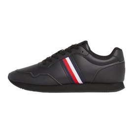 Boty Tommy Hilfiger Core Lo Runner Pu M FM0FM048340GQ černý