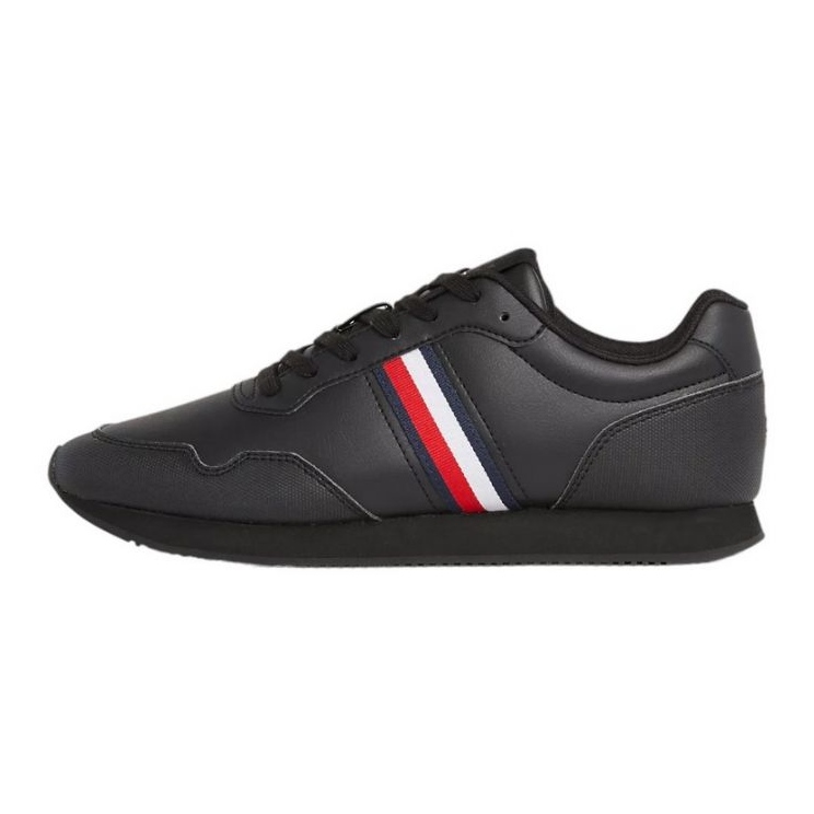 Boty Tommy Hilfiger Core Lo Runner Pu M FM0FM048340GQ černá Boty Tommy Hilfiger Core Lo Runner Pu M FM0FM048340GQ černá