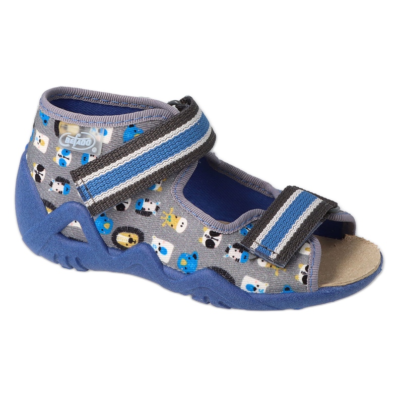 Dětské boty Befado žluté 350P034 šedá