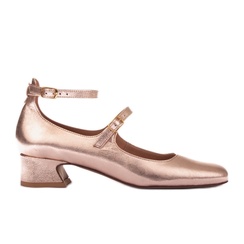 Marco Shoes Lodičky ve stylu Mary Jane zlatý