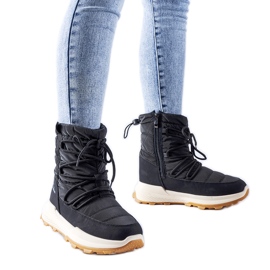 Černé zateplené sněhule Stephen černý