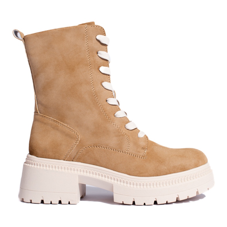 W. Potocki Potocki velbloudí šněrovací kotníkové boty hnědý W. Potocki Potocki velbloudí šněrovací kotníkové boty hnědý