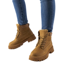 Hnědé klasické zateplené dělníky Hector hnědý Hnědé klasické zateplené dělníky Hector hnědý