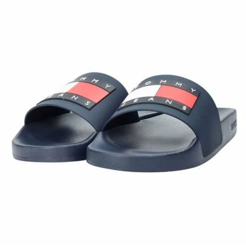 Žabky Tommy Hilfiger Pool Slide Ess M EM0EM01191 C87 modrý