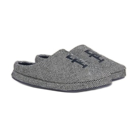 Tommy Hilfiger Herringbone Homeslipper M Slippers FM0FM04927 Bds černý