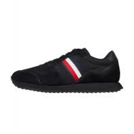 Boty Tommy Hilfiger Runner Evo Mix M FM0FM04699 Bds černý
