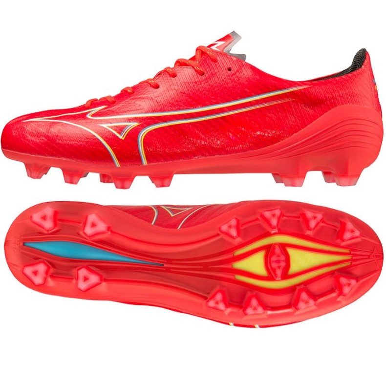 Boty Mizuno Morelia Alpha Elite Md M P1GA236264 červené