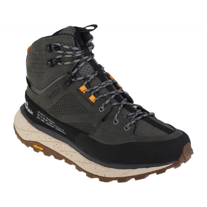 Boty Jack Wolfskin Terraquest Texapore Mid M 4056381-4143 zelená