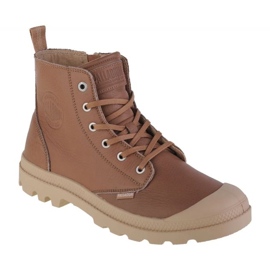 Boty Palladium Pampa Zip Lth Ess M 76888-254-M hnědý