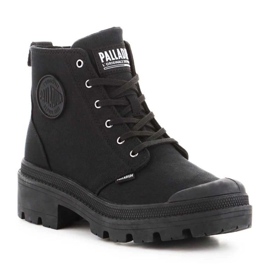 Boty Palladium Pallabase Twill W 96907-008-M černý