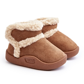 Dětské boty na suchý zip Camel Unitia hnědý