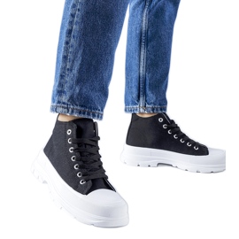 Černé vysoké tenisky Herndon černý