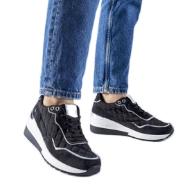 Černé tenisky Pisignano na klínku černý