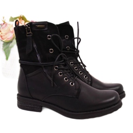 Taška na šněrování a zip Jezzi W JEZ254A, černá černý