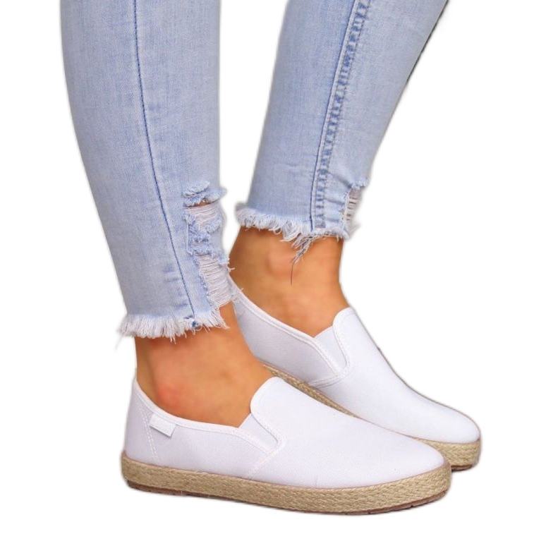 Espadrilky Big Star W DD274015, bílé bílý