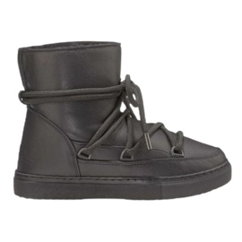 Celokožené boty Inuikii W 75202-087 černá