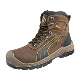 Boty Puma Sierra Nevada Mid MLI-S16B9, tmavě hnědé hnědý