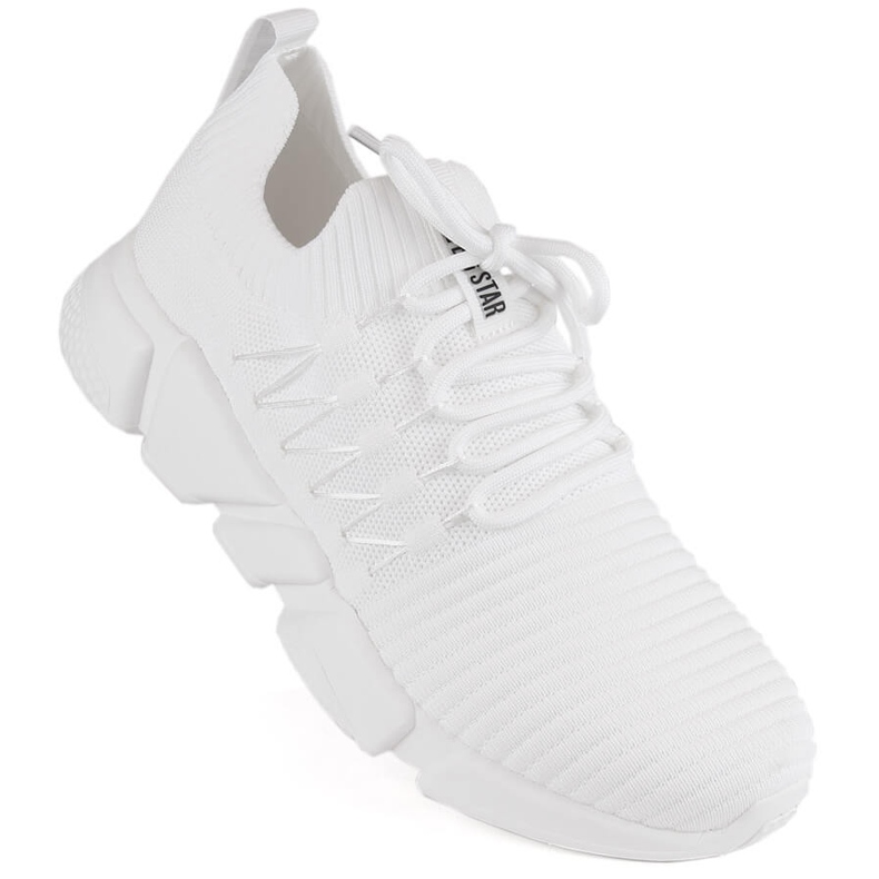 Lehké bílé sportovní boty Big Star JJ274275 bílý