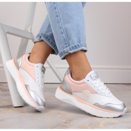 Dámské vícebarevné sportovní boty na platformě Big Star JJ274A015 vícebarevný Dámské vícebarevné sportovní boty na platformě Big Star JJ274A015 vícebarevný