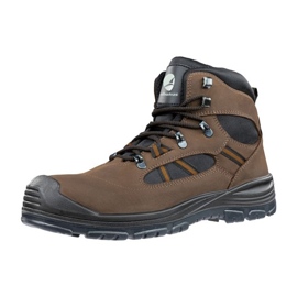 Boty Albatros Timber Mid M MLI-S36B9, tmavě hnědé hnědý