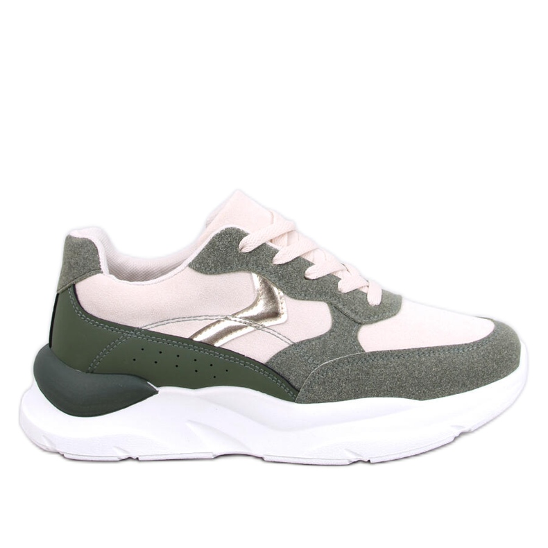 Clervie Green tenisky na klínku zelená Clervie Green tenisky na klínku zelená