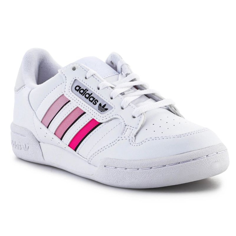Boty Adidas Continental 80 Stripes Jr GZ7037 bílý