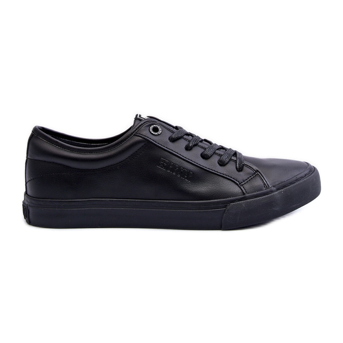 Pánské eko kožené tenisky Black Big Star JJ174234 černá