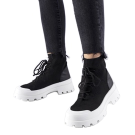 Černé vysoké tenisky Éric černý