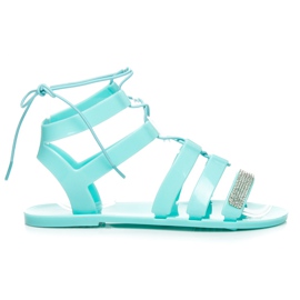 L. Day Římské gumové holínky modrý