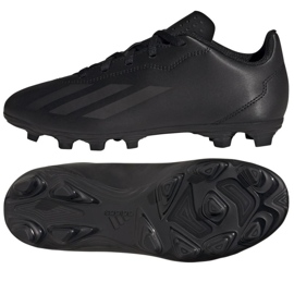 Boty Adidas X CRAZYFAST.4 FxG Jr IE1590 černý