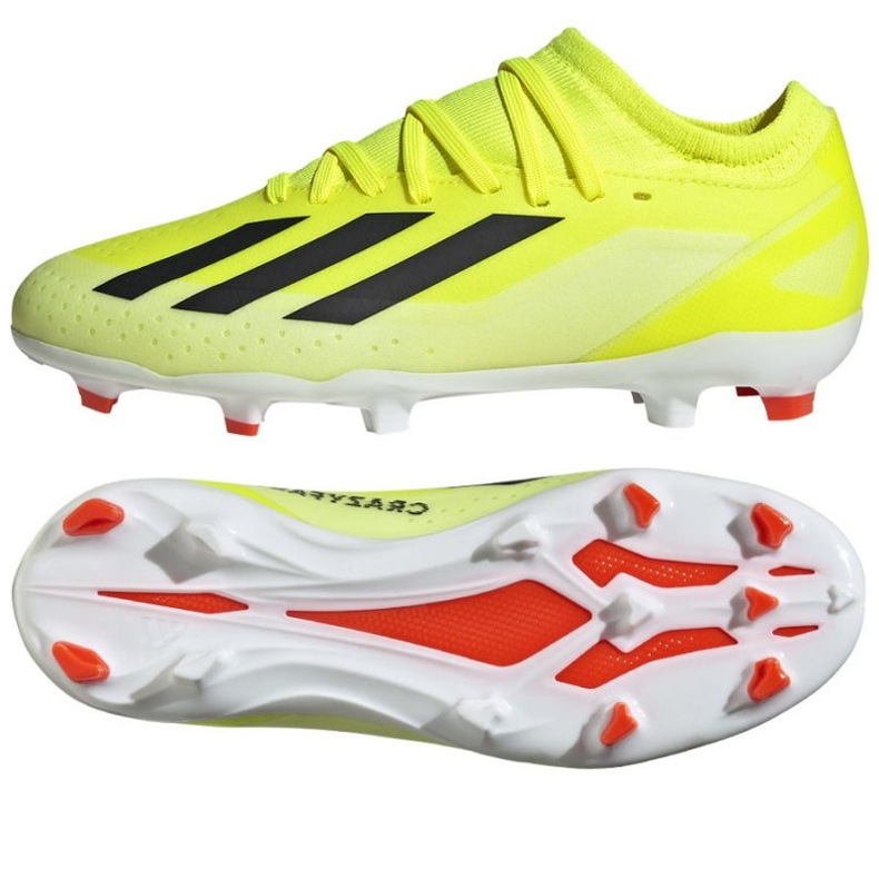 Boty Adidas X Crazyfast League Fg Jr IF0691 žlutá