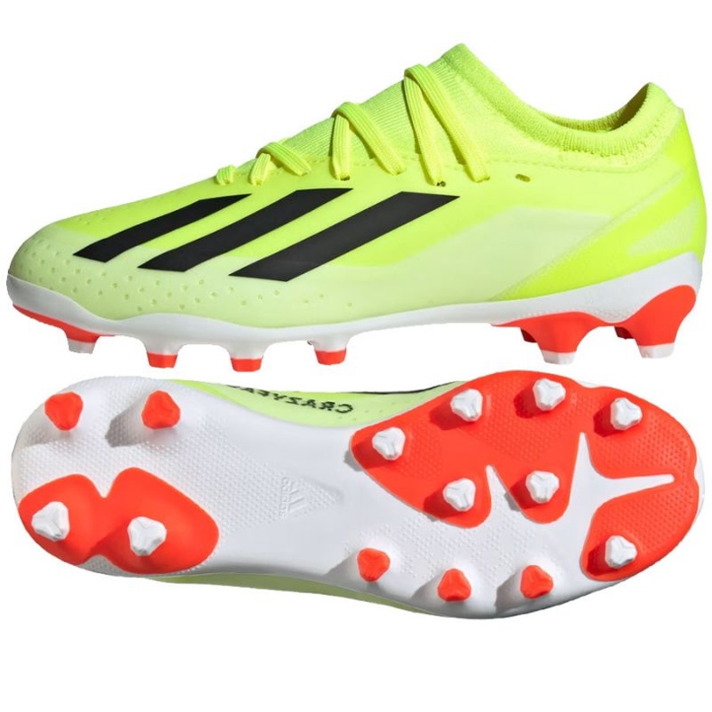 Boty Adidas X Crazyfast League Ll Mg Jr IF0683 žlutá