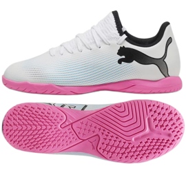 Kopačky Puma Future 7 Play It Jr 107739-01 bílý