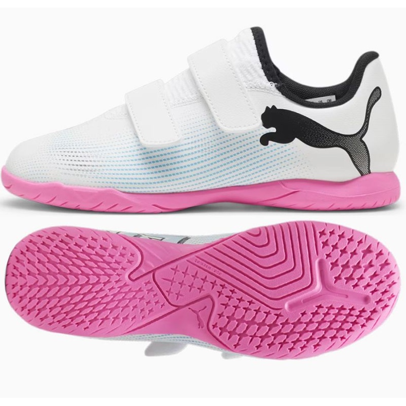 Kopačky Puma Future 7 Play It Jr 107741-01 bílý
