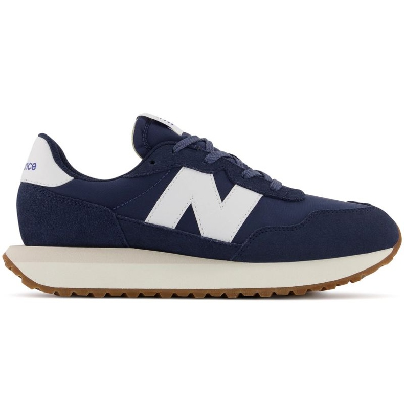 Boty New Balance Jr GS237PD, tmavě modrá modrý