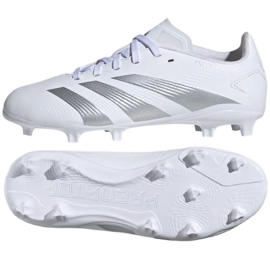 Kopačky Adidas Predator League L Jr Fg IG7749 bílý