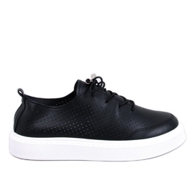 Prolamované tenisky Zinder Black černý