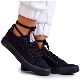 Dámské tenisky Tied Cross Jeans JJ2R4039C Black černý