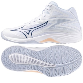 Volejbalové boty Mizuno Thunder Blade Z Mid W V1GC237500 bílý