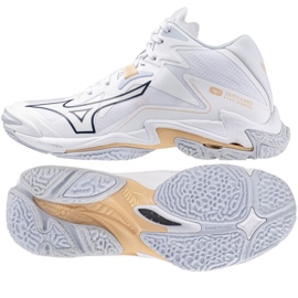 Volejbalové boty Mizuno Wave Lightning Z8 Mid W V1GC240535 bílý