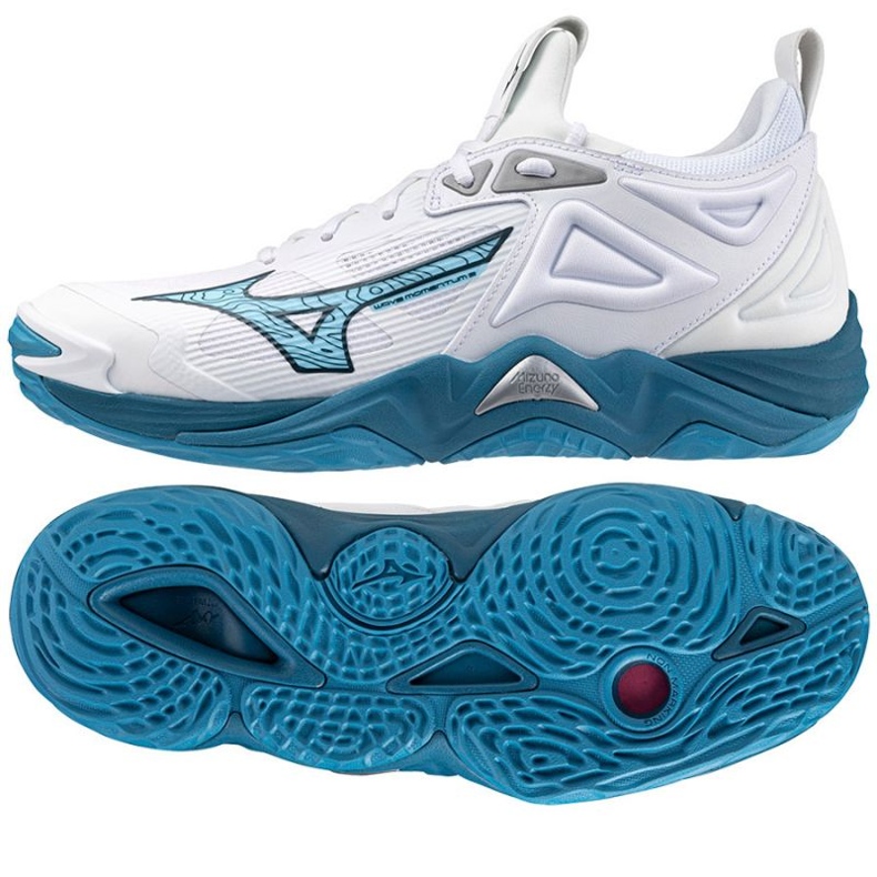 Volejbalové boty Mizuno Wave Momentum 3 M V1GA231221 bílý Volejbalové boty Mizuno Wave Momentum 3 M V1GA231221 bílý