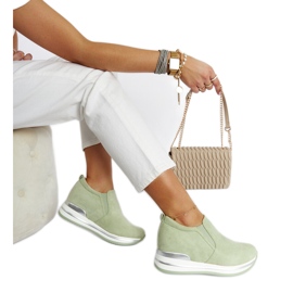 Zelené tenisky na klínku Alquippa zelený