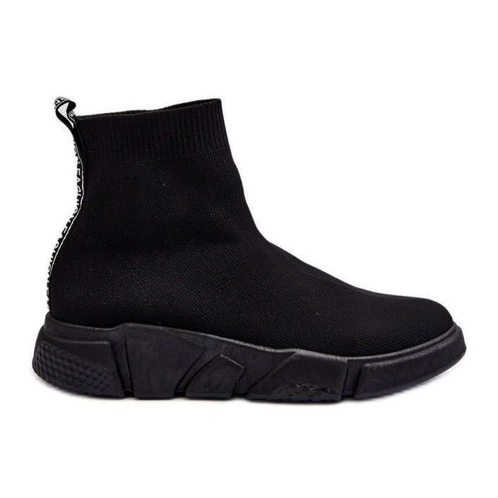 Dámská sportovní obuv s ponožkou černá Zirila