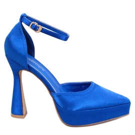 Platformové lodičky Carlie Navy modrý